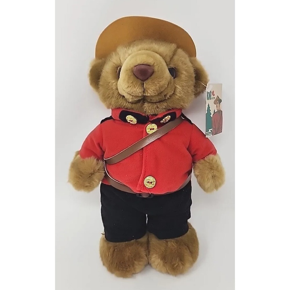 RCMP Country Wild Wonders Canadian Mountie Plush Bear Soft Toy BB32